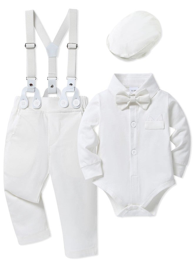 WESIDOM Baby Boy Baptism Outfit 0-24M Baby Boy Christening Clothing Set Newborn Infant Gentleman Dress Clothes - Image 1